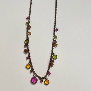 Liz Palacios Vintage style crystal necklace